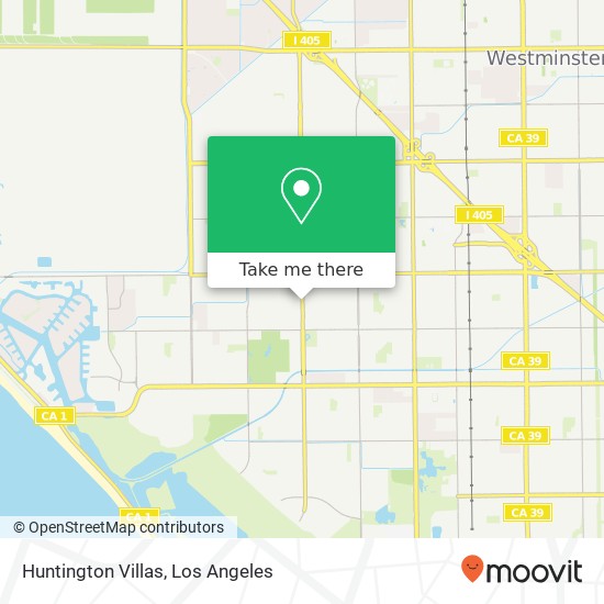 Huntington Villas map