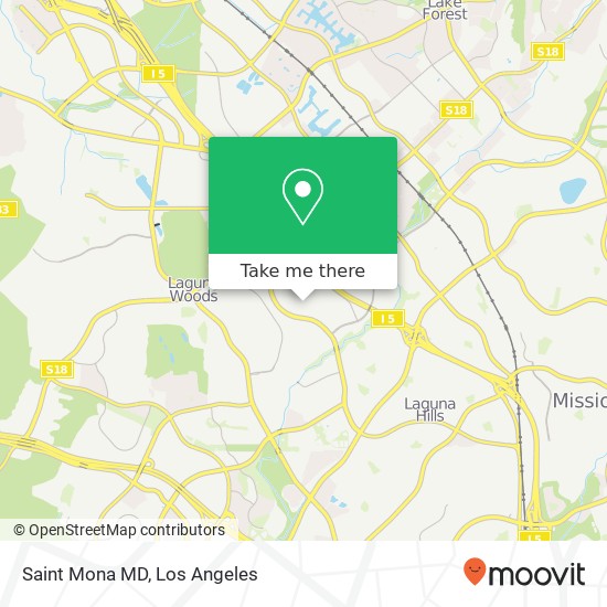 Saint Mona MD map