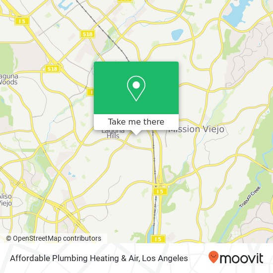 Affordable Plumbing Heating & Air map