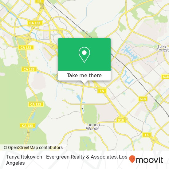 Tanya Itskovich - Evergreen Realty & Associates map