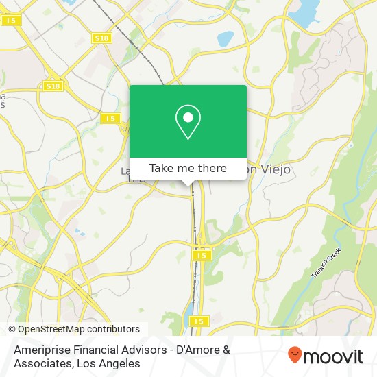 Mapa de Ameriprise Financial Advisors - D'Amore & Associates