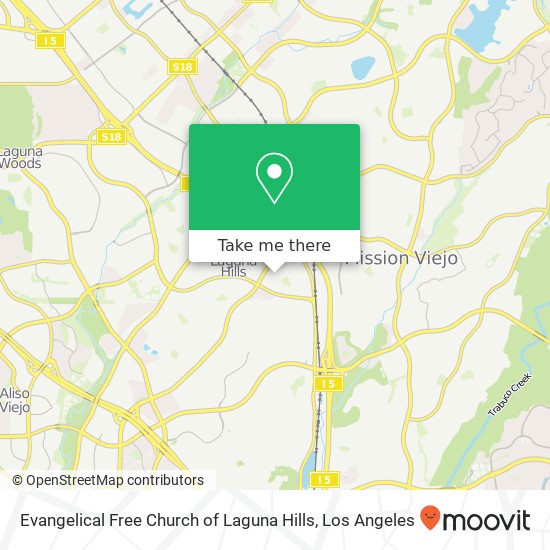 Evangelical Free Church of Laguna Hills map