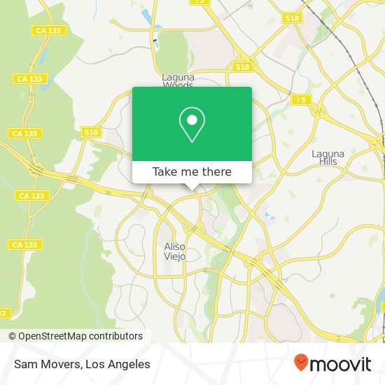 Mapa de Sam Movers