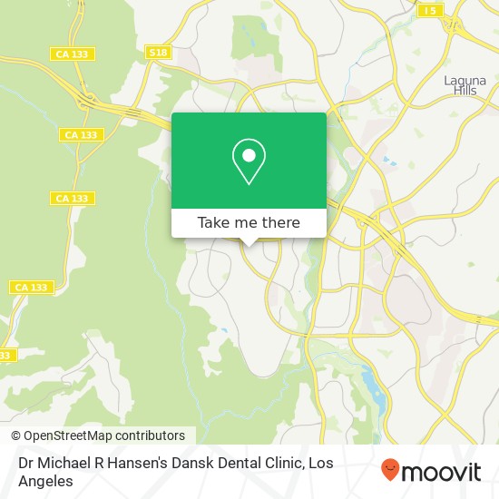 Dr Michael R Hansen's Dansk Dental Clinic map