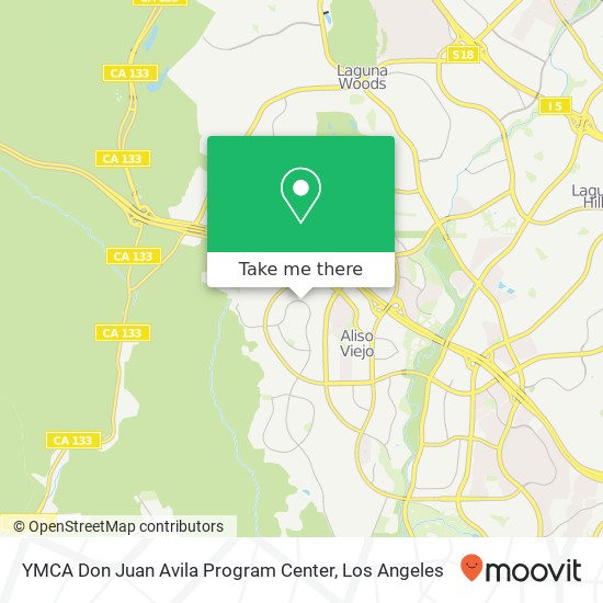 Mapa de YMCA Don Juan Avila Program Center