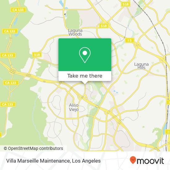 Villa Marseille Maintenance map