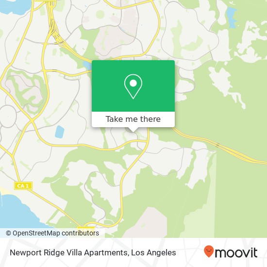 Newport Ridge Villa Apartments map
