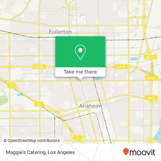 Mapa de Maggie's Catering