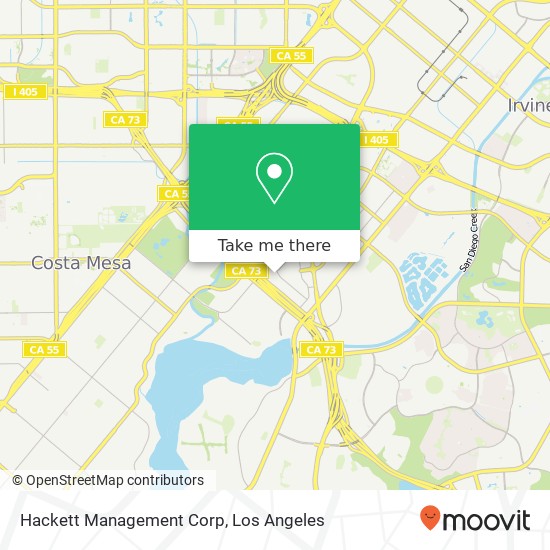 Hackett Management Corp map