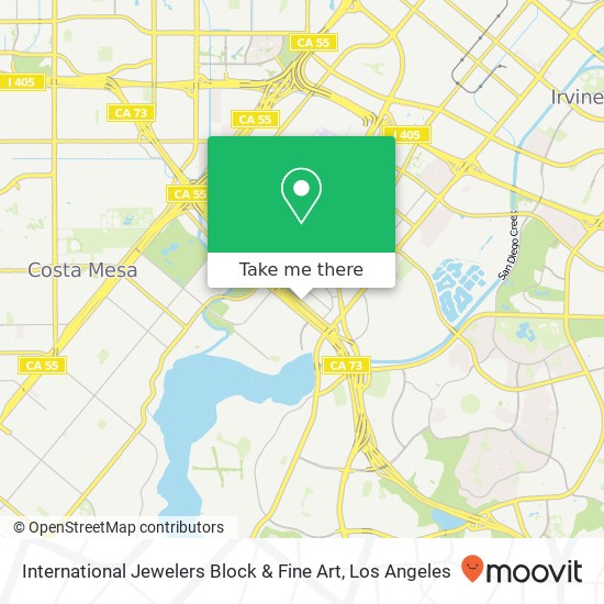 International Jewelers Block & Fine Art map