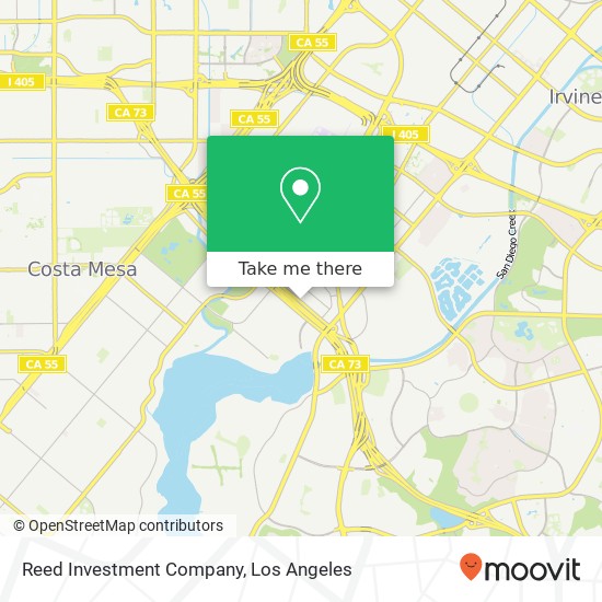 Reed Investment Company map