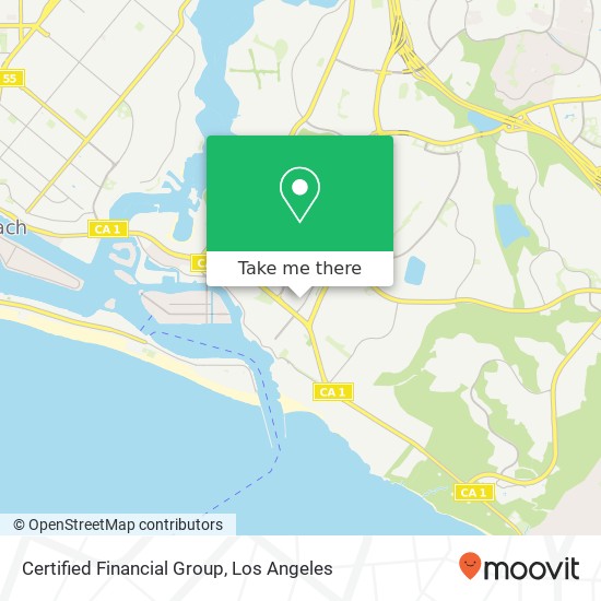 Certified Financial Group map
