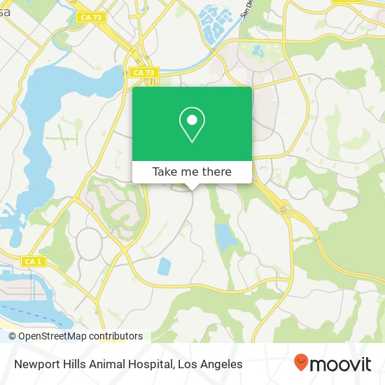 Newport Hills Animal Hospital map