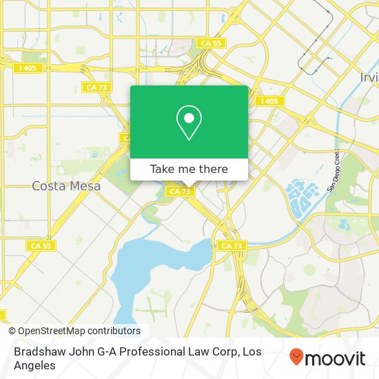 Mapa de Bradshaw John G-A Professional Law Corp