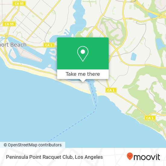 Peninsula Point Racquet Club map