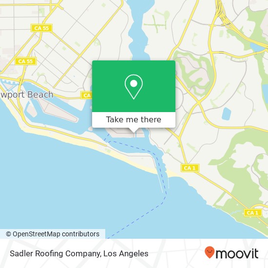 Sadler Roofing Company map