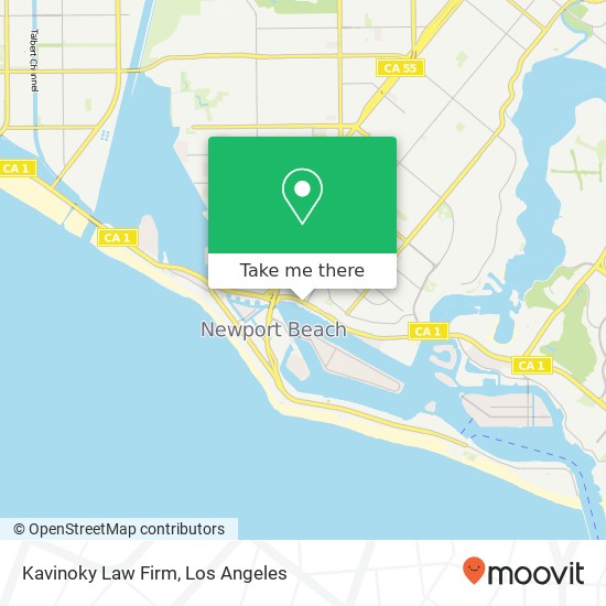 Kavinoky Law Firm map