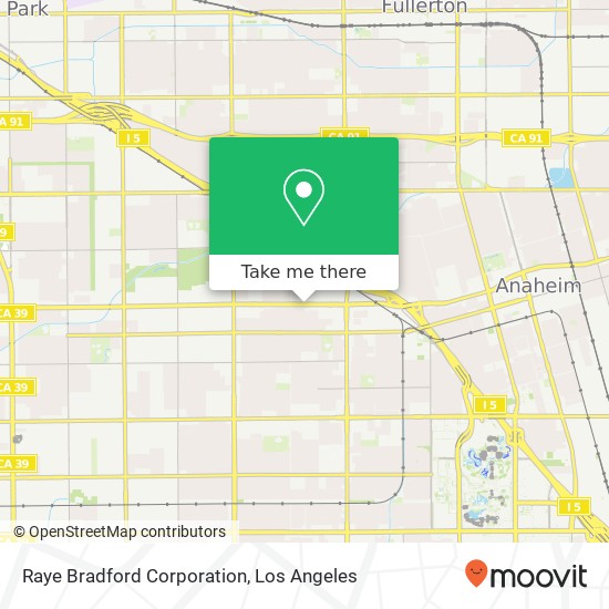 Raye Bradford Corporation map