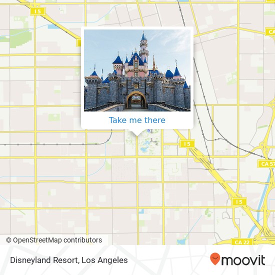 Disneyland Resort map