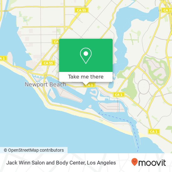Mapa de Jack Winn Salon and Body Center
