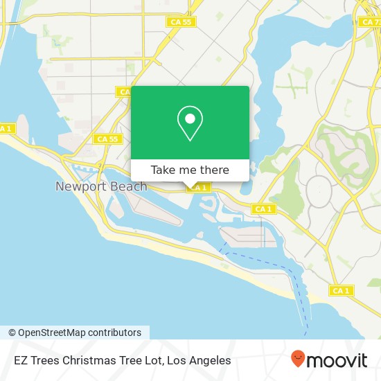 EZ Trees Christmas Tree Lot map