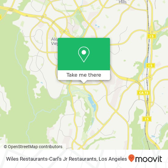 Wiles Restaurants-Carl's Jr Restaurants map
