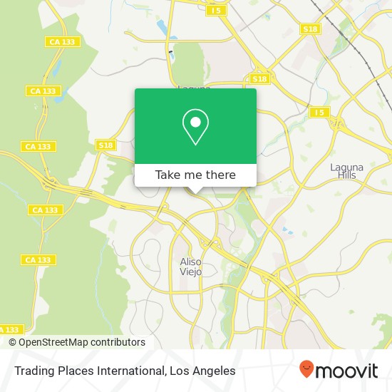 Trading Places International map