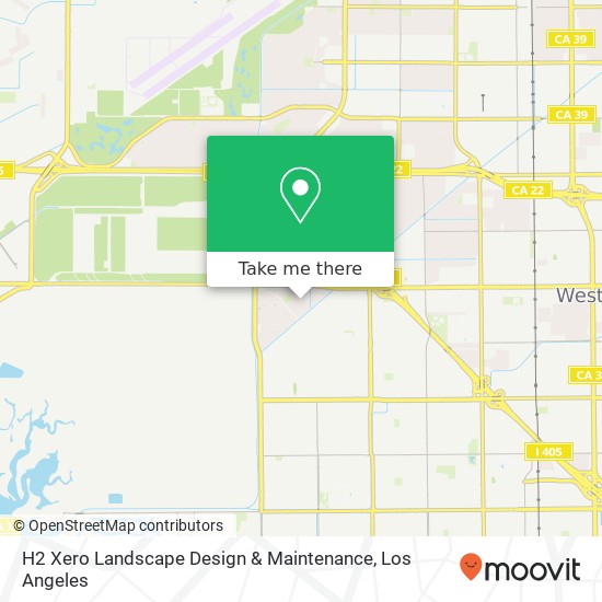 Mapa de H2 Xero Landscape Design & Maintenance