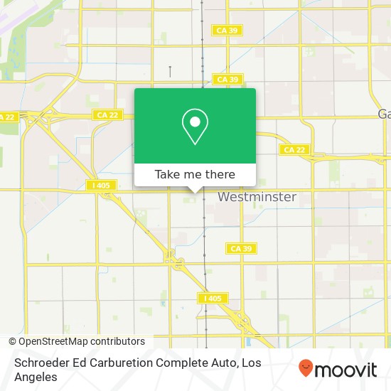 Mapa de Schroeder Ed Carburetion Complete Auto