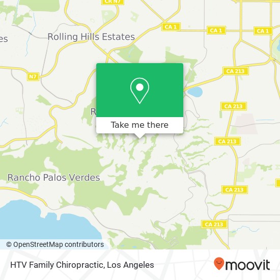 HTV Family Chiropractic map