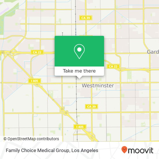 Mapa de Family Choice Medical Group