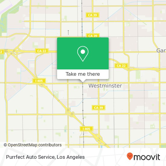 Purrfect Auto Service map