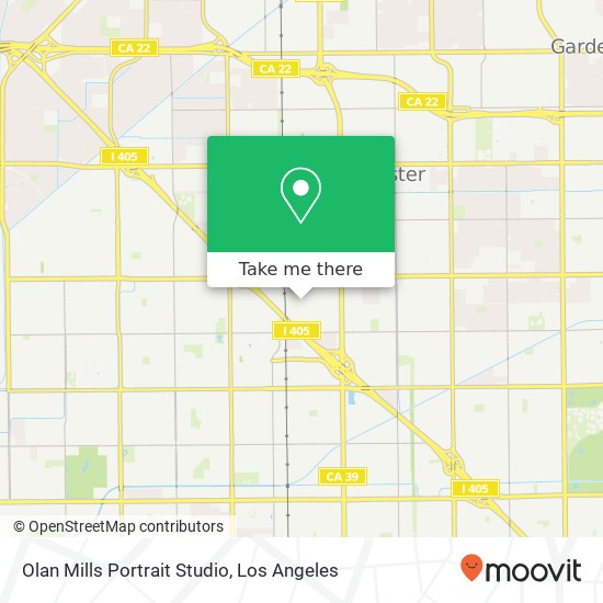 Mapa de Olan Mills Portrait Studio