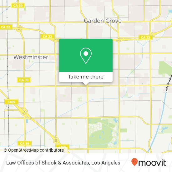 Mapa de Law Offices of Shook & Associates