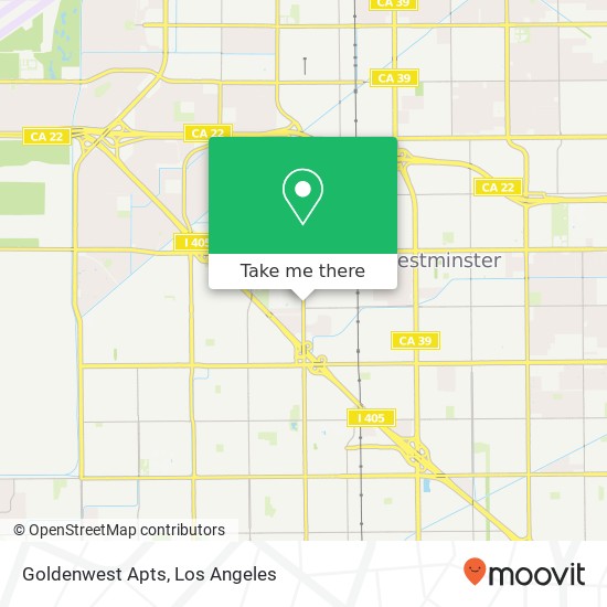 Goldenwest Apts map