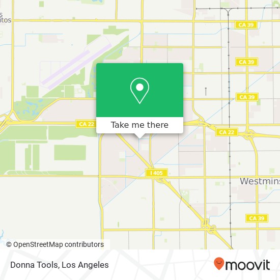 Donna Tools map