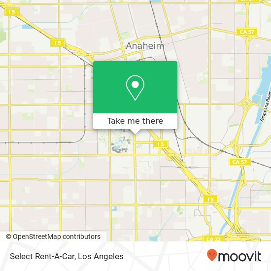 Select Rent-A-Car map