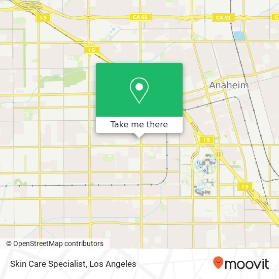 Skin Care Specialist map