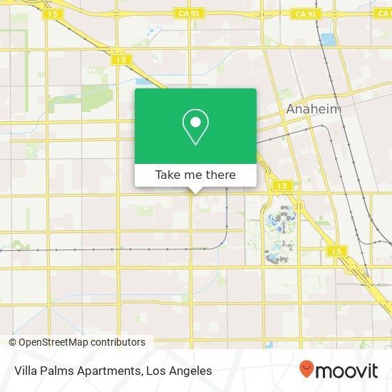 Villa Palms Apartments map