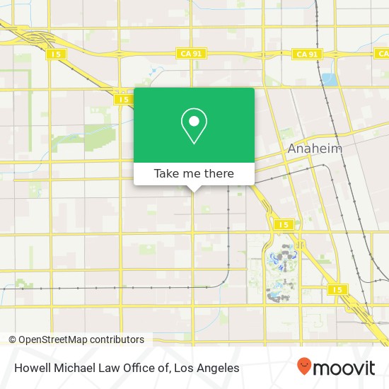 Mapa de Howell Michael Law Office of