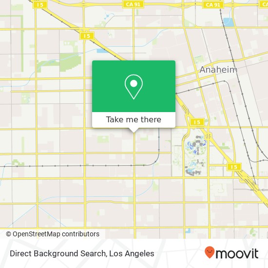 Direct Background Search map