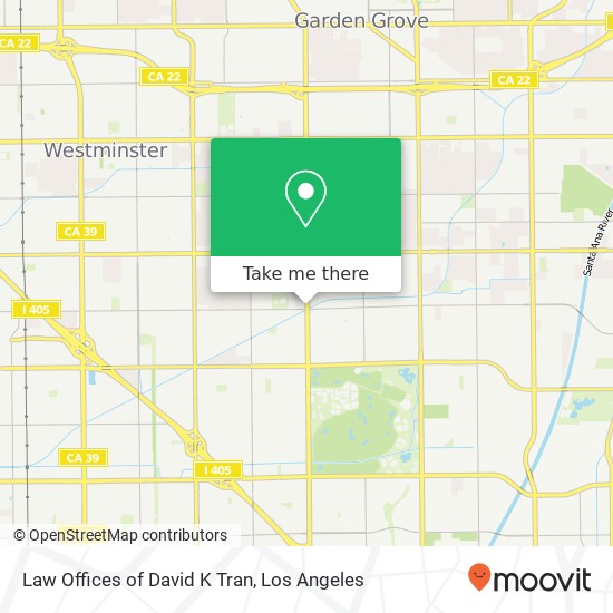 Law Offices of David K Tran map