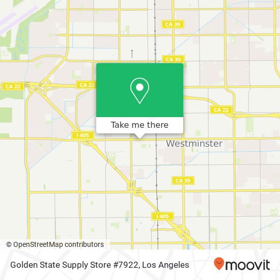 Golden State Supply Store #7922 map