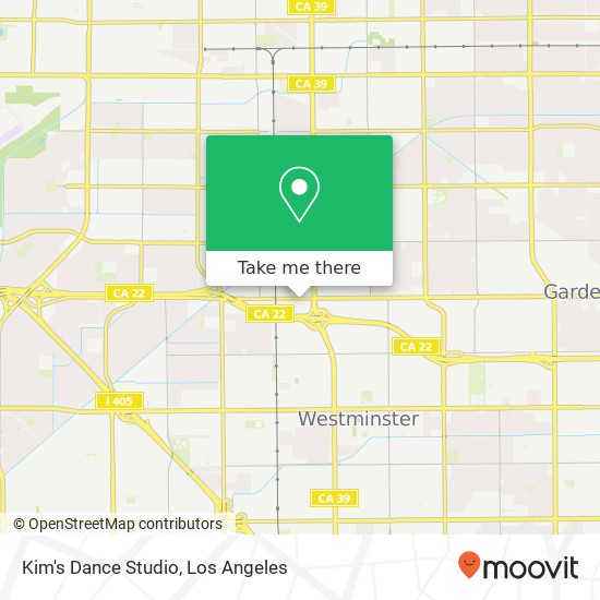 Kim's Dance Studio map