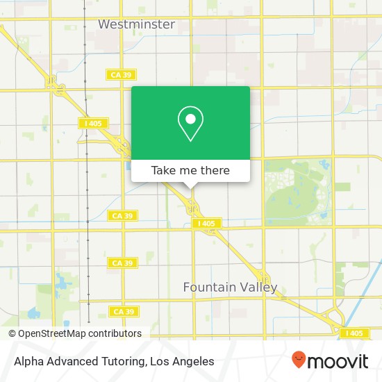 Alpha Advanced Tutoring map