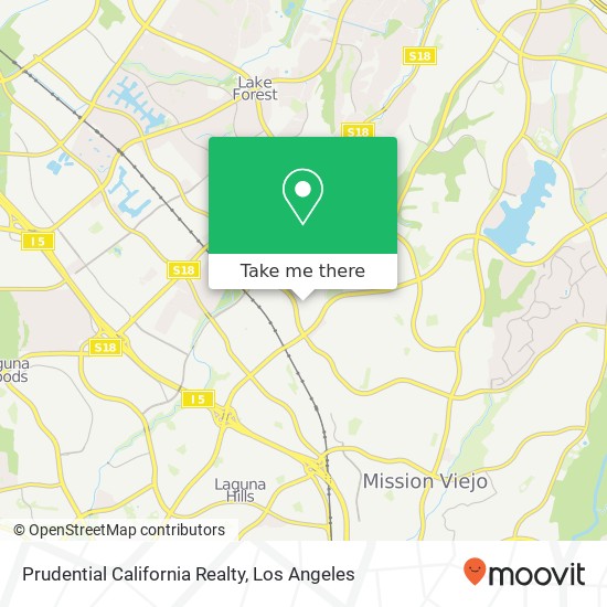 Prudential California Realty map