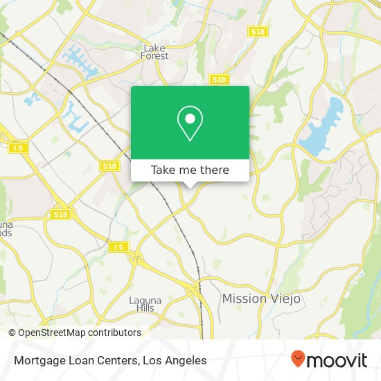 Mortgage Loan Centers map