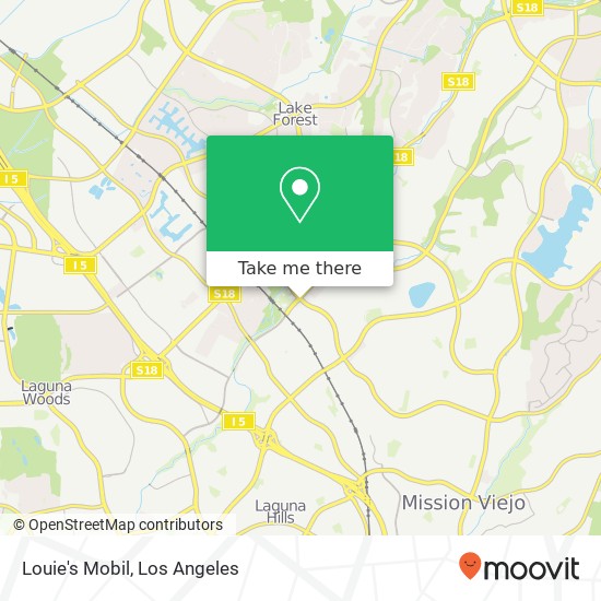 Mapa de Louie's Mobil