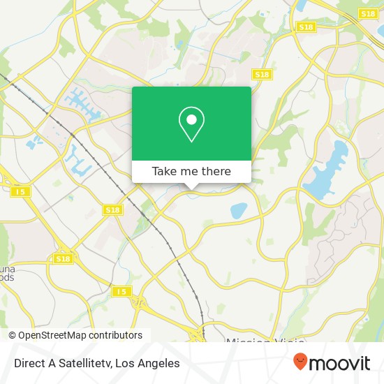 Direct A Satellitetv map