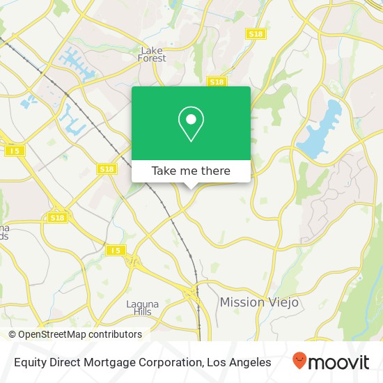 Equity Direct Mortgage Corporation map